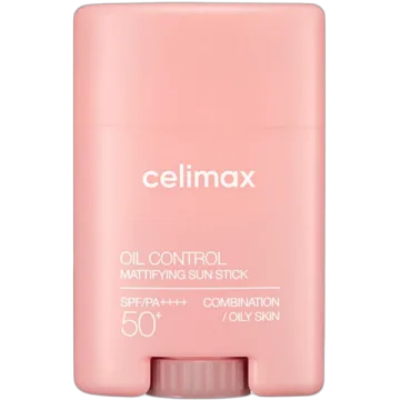 Protetor Solar Facial em Barra Celimax Oil Control Mattifying Sun Stick SPF 50+ PA++++ 19 g