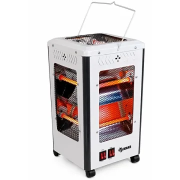 Aquecedor Krab KBEC2000 2.000 watts com Termostato Ajustável 220 - 240V ~ 50Hz - Branco