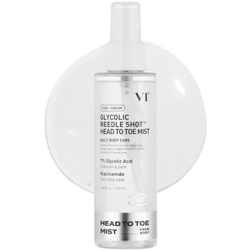 Esfoliante Facial VT Cosmetics Glycolic Reedle Shot Head To Toe de 120 ml
