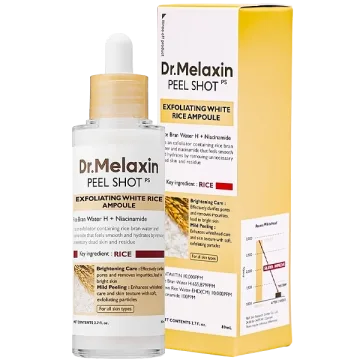 Esfoliante Facial Dr.Melaxin  Peel Shot White Rice Ampoule 80ml