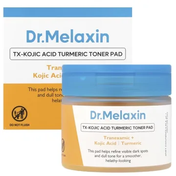 Almofadas Tônicas Dr.Melaxin TX-Kojic Acid Turmeric Pad de 70 Unidades