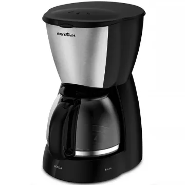 Cafeteira Britania BCF32A 800 watts 220V ~ 50 60Hz - Preta Prata