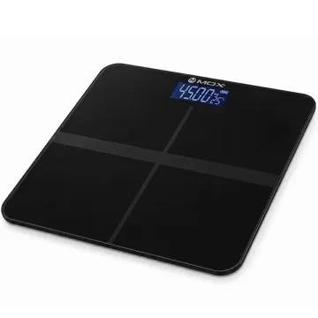 Balança Digital para Peso Corporal MOX MO-B181 até 180 kg - Preta Cinza