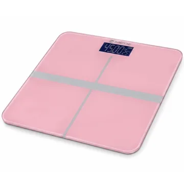 Balança Digital para Peso Corporal MOX MO-B181 até 180 kg - Rosa Cinza