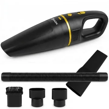 Aspirador Portátil MOX MO-CV02 120 watts Recarregável - Preto Amarelo