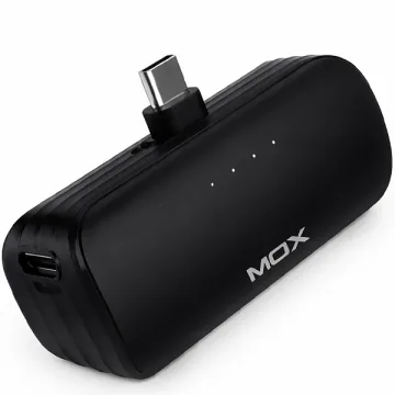 Carregador Portátil MOX MO-PB505 5.000 mAh Saída USB-C - Preto