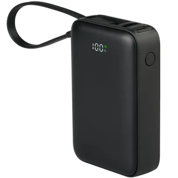 Carregador Portátil MOX MO-PB1020 10.000 mAh 2 Saídas USB e USB-C - Preto