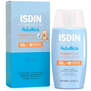 Protetor Solar Isdin Pediatrics Fusion Fluid Mineral Baby SPF 50 50 ml