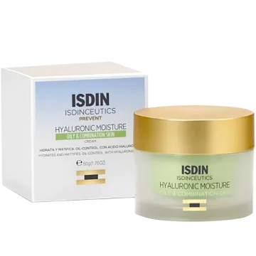 Creme Facial Hidratante Isdin Hyaluronic Moisture Oily & Combintation Skin 50 g