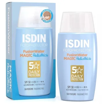 Protetor Solar Isdin Fusion Water Magic Pediatrics SPF 50 50 ml