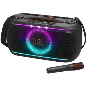 Caixa de Som JBL PartyBox On The Go 2 Plus 100 watts RMS com Bluetooth USB-C - Preta