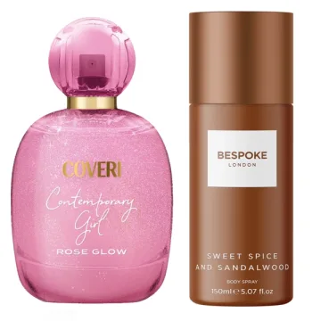 Kit Perfume Feminino Enrico Coveri Contemporary Girl Rose Glow EDP 100ml + Loção Corporal 150ml