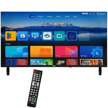 Smart TV QLED 32" HYE 32ATHQ HD Android com Conversor Digital