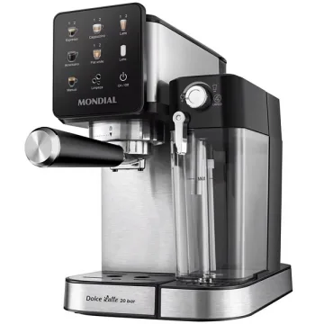 Cafeteira Mondial Dolce Latte C-28-ECL 1.350 watts 220V ~ 50 60 Hz - Preta Prata