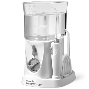 Irrigador Bucal Waterpik Nano Waterflosser WP-250EU com 3 Níveis de Pressão 400 ml Bivolt - Branco