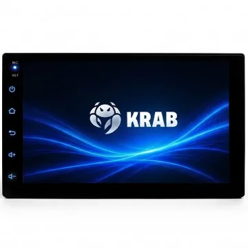 Multimídia Receiver Krab  KBRM7 de 7" com GPS Bluetooth Wi-Fi
