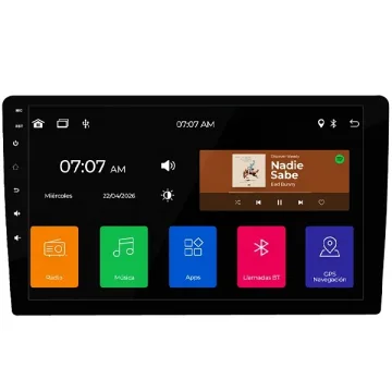 Multimídia Receiver Krab KBRM9 de 9" com GPS Bluetooth Wi-Fi