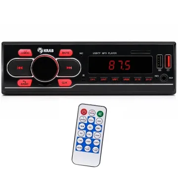Toca Rádio Krab KBRRA22 4 de 30 watts com Bluetooth USB - Preto
