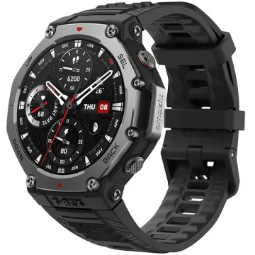Relógio Amazfit T-Rex 3 A2322 com GPS Wi-Fi - Onyx