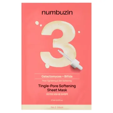 Máscara Facial Hidratante Numbuzin No.3 Tingle-Pore Softening - 1 Unidade