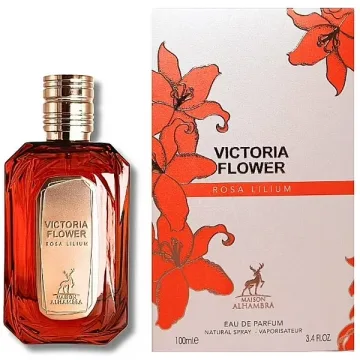 Perfume Feminino Maison Alhambra Victoria Flower Rosa Lilium EDP 100ml