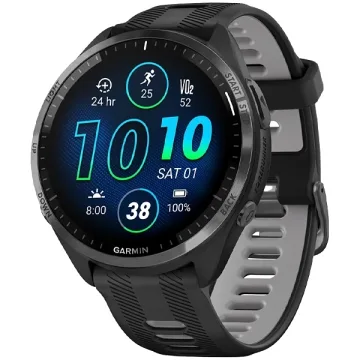 Relógio Garmin Forerunner 965 AMOLED 010-02809 com GPS Bluetooth - Preto