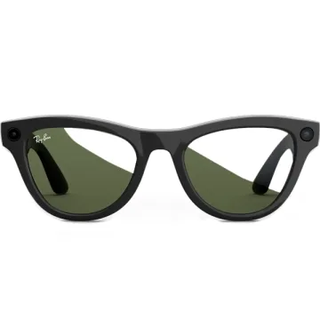 Óculos Inteligente Transitions Ray Ban Meta Skyler (Gen 2) RW4014 com Câmera e Speaker - Shiny Black Graphite Green