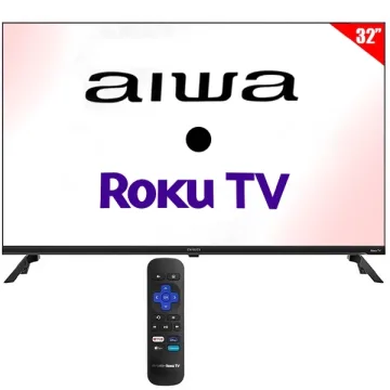 Smart TV LED 32" Aiwa AW32B2RK HD Wi-Fi com Conversor Digital