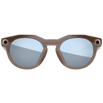Óculos de Sol Inteligente Oakley Meta HSTN 00W8002 com Câmera e Speaker - Brown Smoke Prizm Deep Water Polarized