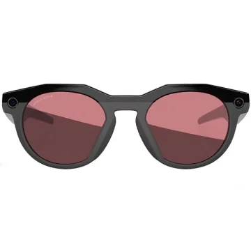 Óculos de Sol Inteligente Oakley Meta HSTN 00W8002 com Câmera e Speaker - Black Prizm Dark Golf
