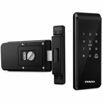 Fechadura Eletrônica para Porta Satellite SL-60 - Preta