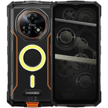 Celular DOOGEE Fire 5 Ultra NFC Dual SIM de 128GB 6GB RAM de 6.6" 48MP 8MP - Blaze Orange