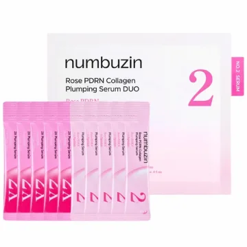 Sérum Facial Numbuzin Rose PDRN Collagen Plumping Serum Duo - 10 Unidades