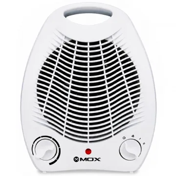 Aquecedor Mox MO-QH613 2.000 watts com Termostato Ajustável 220 - 240 V ~ 50 60 Hz - Branco