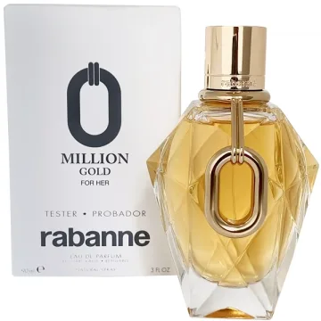 Perfume Tester Feminino Paco Rabane Million Gold For Her Parfum 90 ml