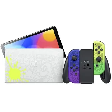 Console Portátil Nintendo Switch OLED JP Splatoon 3 Especial Edition de 7.0" com 64GB