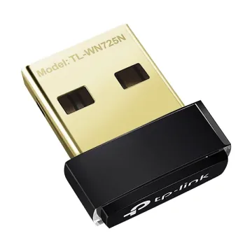 Adaptador USB Wireless TP-Link TL-WN725N 150 Mbps em 2.4GHz - Preto