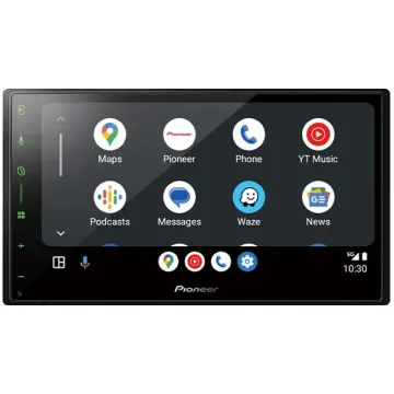 Multimídia Receiver Pioneer DMH-A5650BT de 6.8" com USB Bluetooth  Rádio - Preto