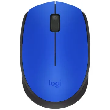 Mouse Sem Fio Logitech M170 até 1.000 DPI - Azul Preto