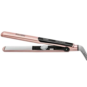 Chapinha para Cabelo Mondial Golden Rose P-20  220 ºC Bivolt - Rose Gold