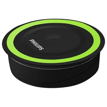 Carregador Wireless Philips DLP9115 10 watts para Smartphones - Preto Verde